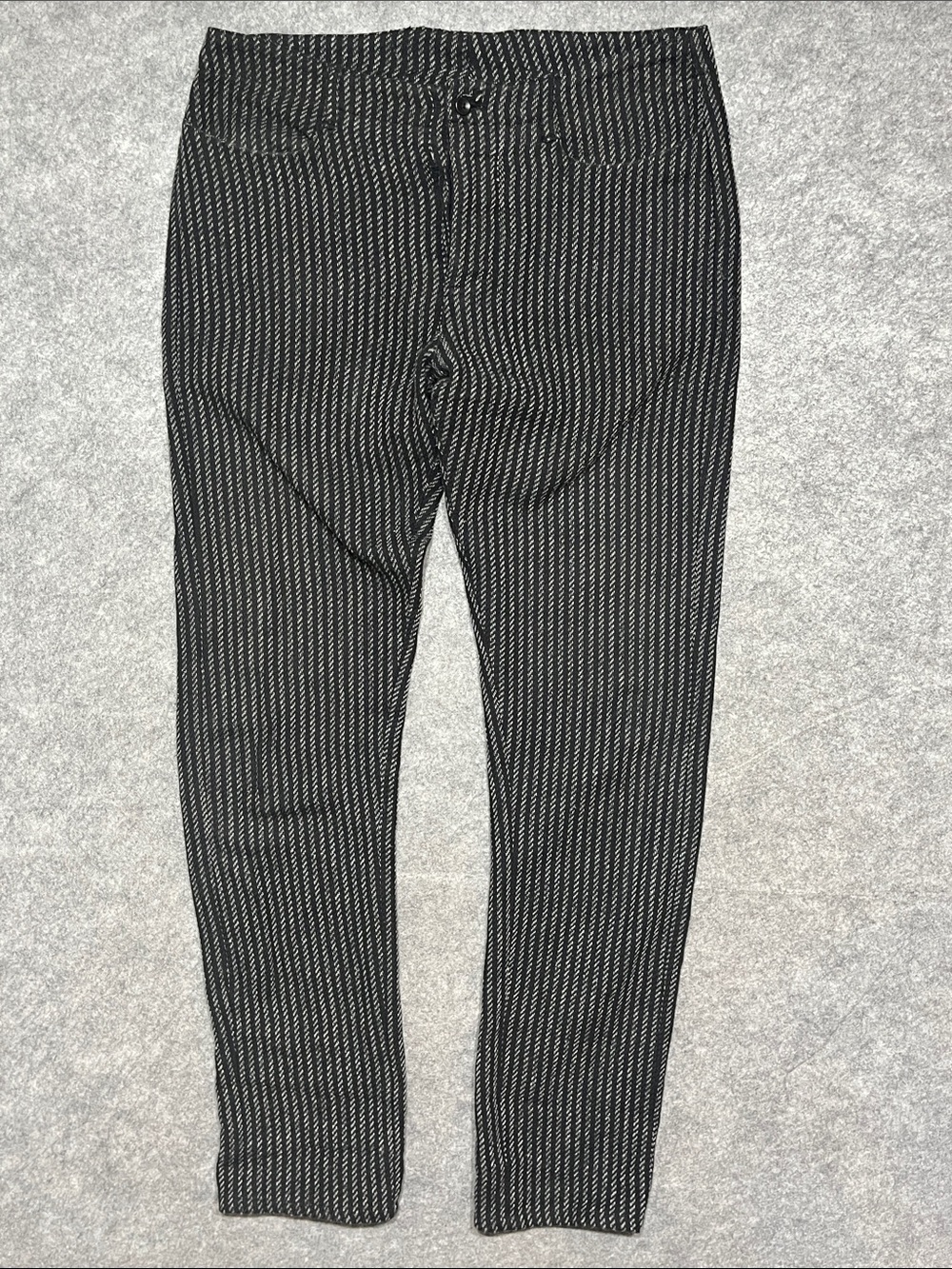 KIN Black Pinstripe Men’s Cotton Pants